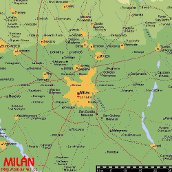 Itálie, mapy - Miras.cz/Cestování